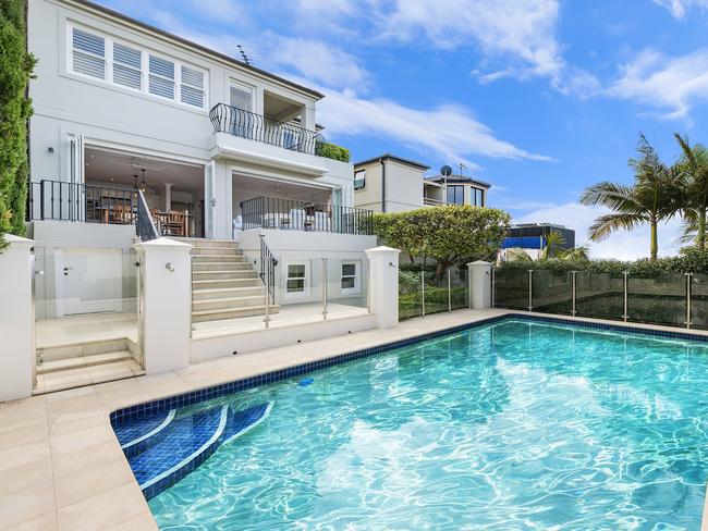 The Maroubra mansion includes a swimming pool.