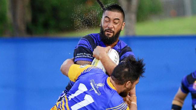 HAIR-RAISING FOOTY: The 2018 Rugby League Ipswich season is being launched with three massive games at the North Ipswich next weekend. Picture: David Nielsen