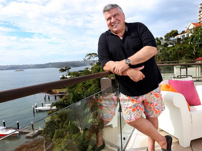 John Symond at his home in Point Piper.