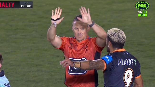 Koroisau couldn't believe it. Photo: Fox Sports