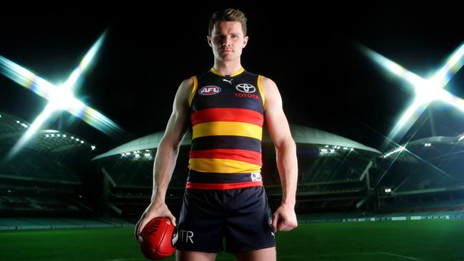 Adelaide’s Patrick Dangerfield continued his excellent polling form. Picture: Sarah Reed