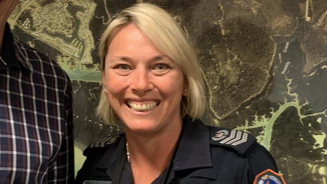 NT Water Police Officer in Charge Senior Sergeant Sandi Mellon.