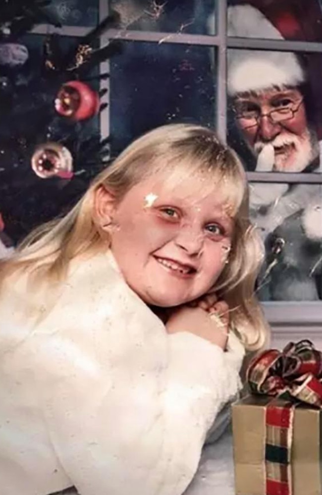 There’s nothing creepy about that Santa sneaking up on a young child …