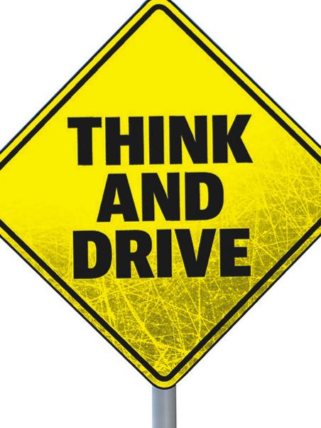 Motorists are being urged to Think and Drive.