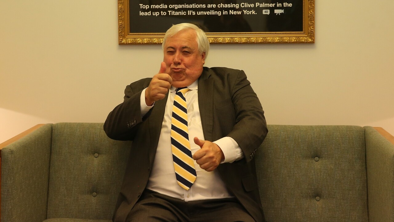 Clive Palmer was ‘shaking the hand’ of Al Gore when in Parliament