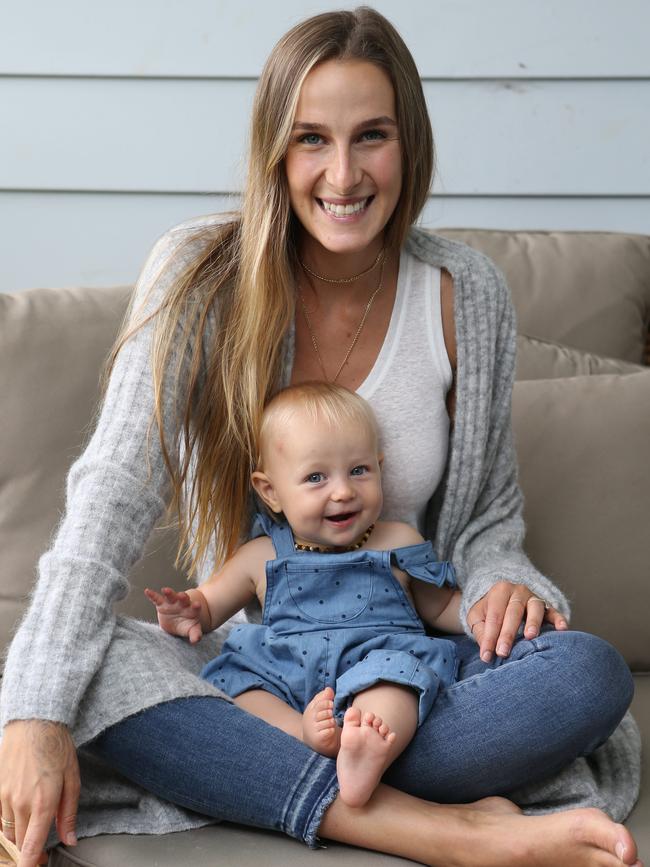 Loni Jane Anthony at home. Picture: Glenn Hampson