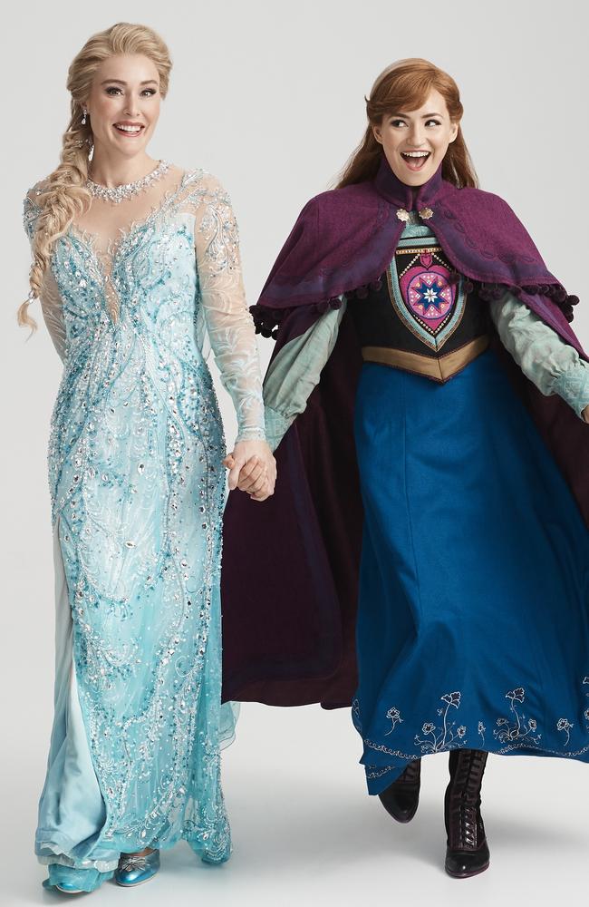 Jemma Rix and Courtney Monsma will portray Elsa and Anna when Frozen the Musical opens in Sydney.