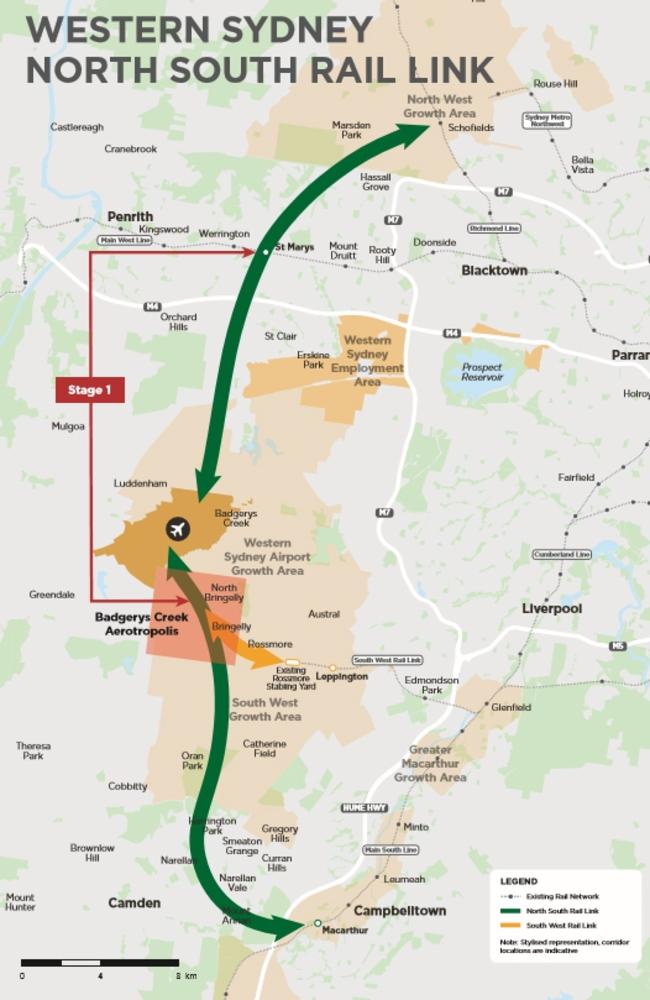 North-South Rail Link for western Sydney: Joint government deal | Daily ...