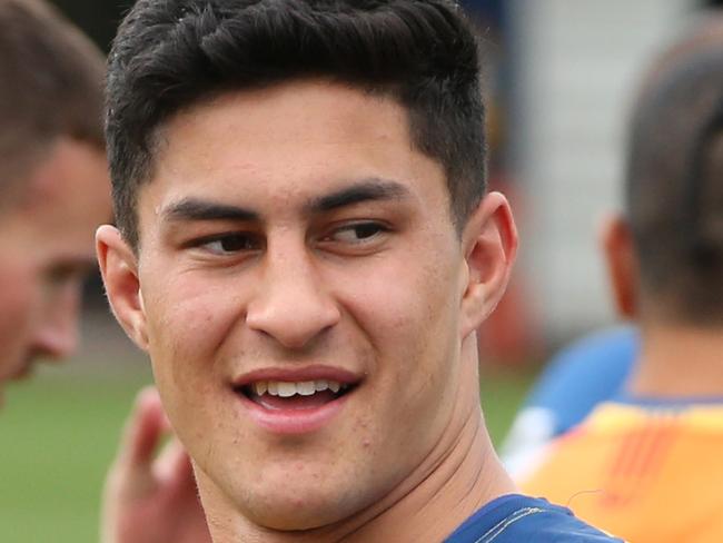 Dylan Brown pictured at Parramatta Eels training, Old Saleyards Reserve, North Parramatta. 12th September, 2019.Picture by Damian Shaw