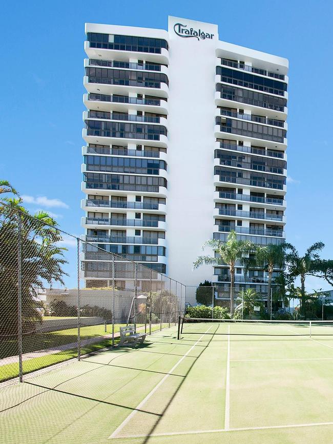 Pet owners no longer have to use the fire escape stairs at Trafalgar Towers when exiting or entering the building with a dog or cat. Picture: Trafalgar Towers