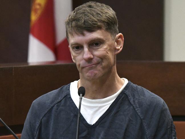 Brian Winchester, the man who shot and killed Mike Williams, struggles to pull together his thoughts to speak about what occurred on the day Mike Williams was killed. Picture: AP