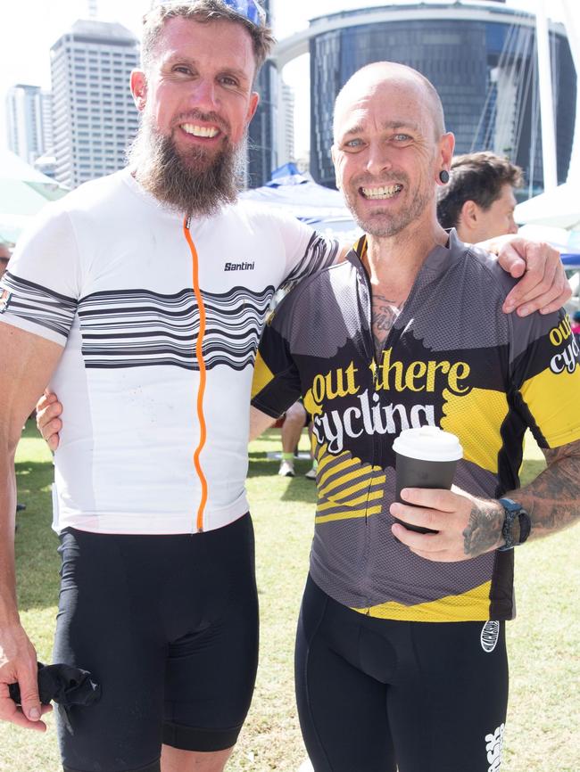 Thousands of cyclists took to the streets of the river city on Sunday for the Tour de Brisbane. \Photo: Grace Kessels.