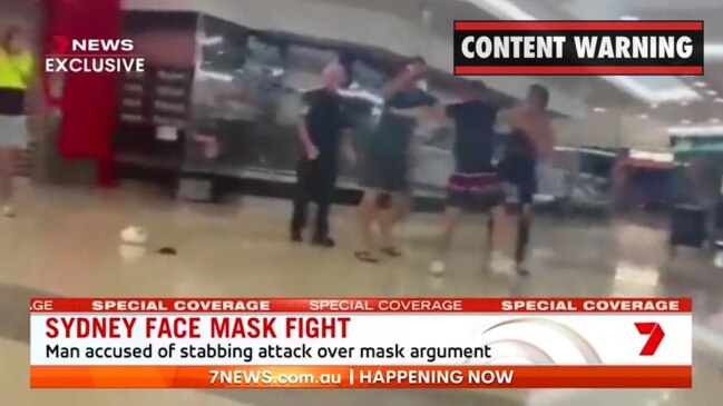 Sydney Face Mask Fight (7 News)