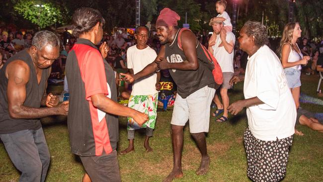 Northern Land Council 50 Year Anniversary Concert in State Square, Parliament House, Darwin. Picture: Pema Tamang Pakhrin