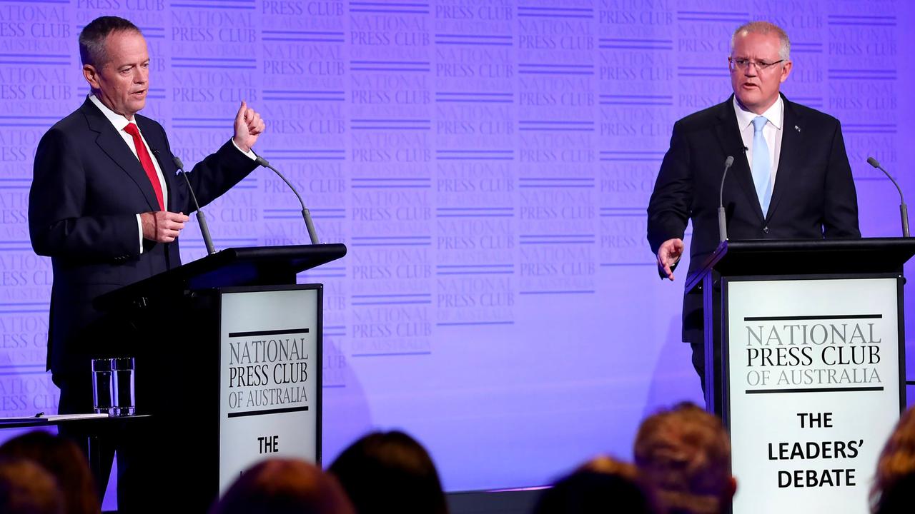 The two leaders were both armed with a variety of subtle insults. Picture: Liam Kidston//AFP