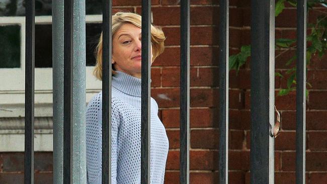 Reporter Tara Brown outside the<i> 60 Minutes </i>offices at Willoughby in Sydney. Picture: Braden Fastier