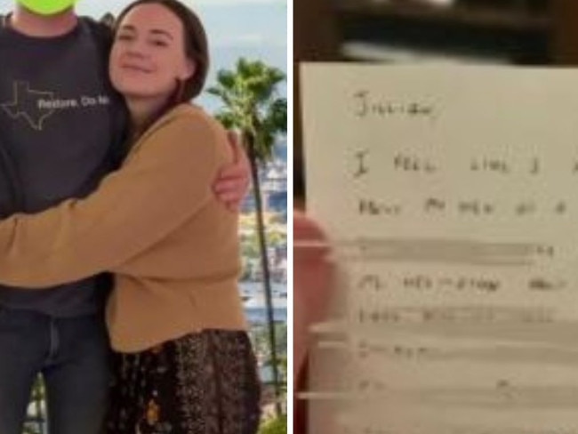 ‘Forgive me’: Note exposes ex’s brutal act