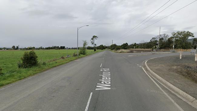 The man’s body was discovered on Waterloo Rd about 10.30am on Sunday morning. Picture: Google Maps