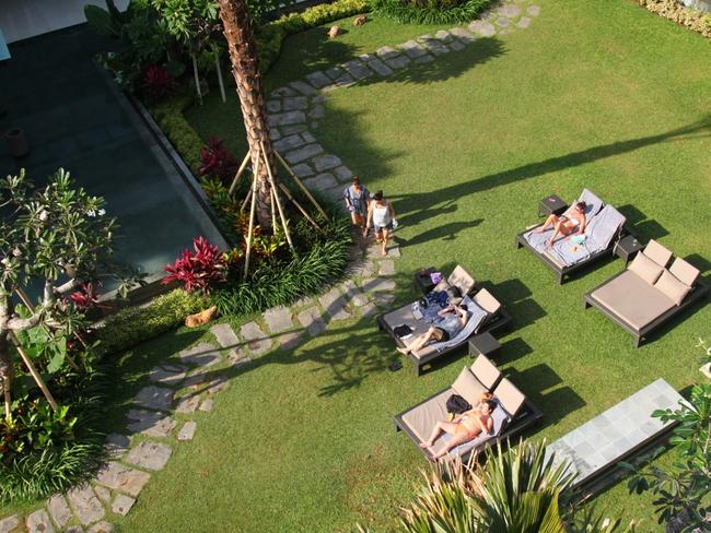 Relax on the resort’s extensive grounds.