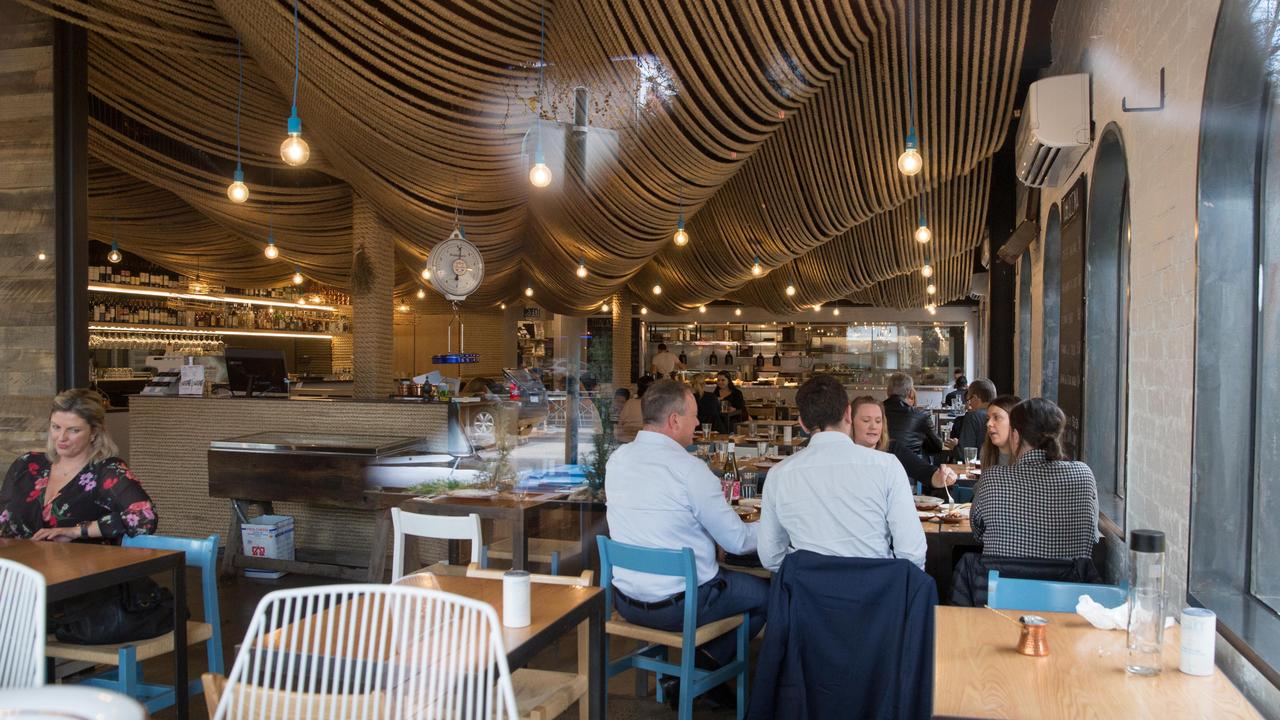 There were plenty of spare tables at Hellenic Republic in Brighton. Picture: Matrix