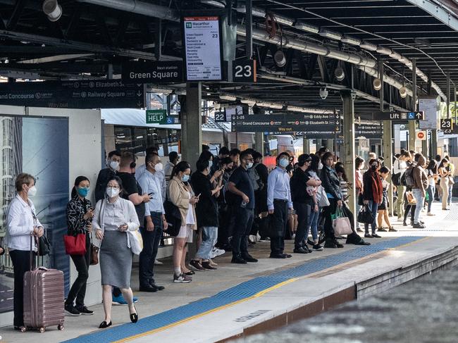 Sydney’s rail network has been thrown into chaos for weeks. Picture: NCA NewsWire / James Gourley