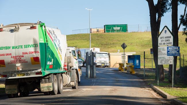 Cr Amos’ question is one of three items relating to waste services at Thursday’s Coffs Harbour City Council meeting. Photo Trevor Veale / Coffs Coast Advocate