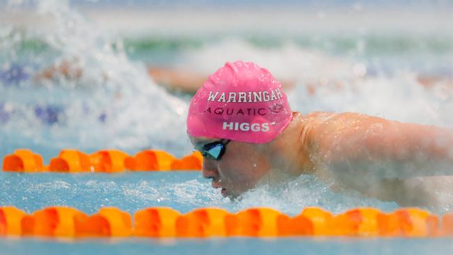 Luke Higgs on his way to claim more gold at the NSW Senior State Age Championships.