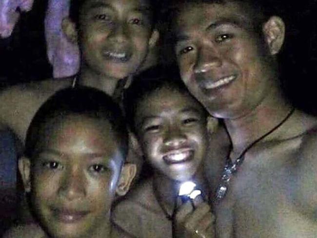 Eight of the 12 schoolboys have been rescued from Tham Luang cave at the Khun Nam Nang Non Forest Park in Mae Sai. Four boys and their soccer coach are still trapped.