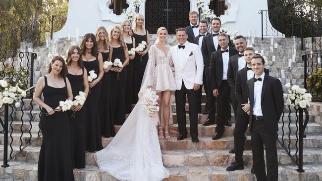 Karl Stefanovic and Jasmine Yarbrough wed in Cabo earlier this month.