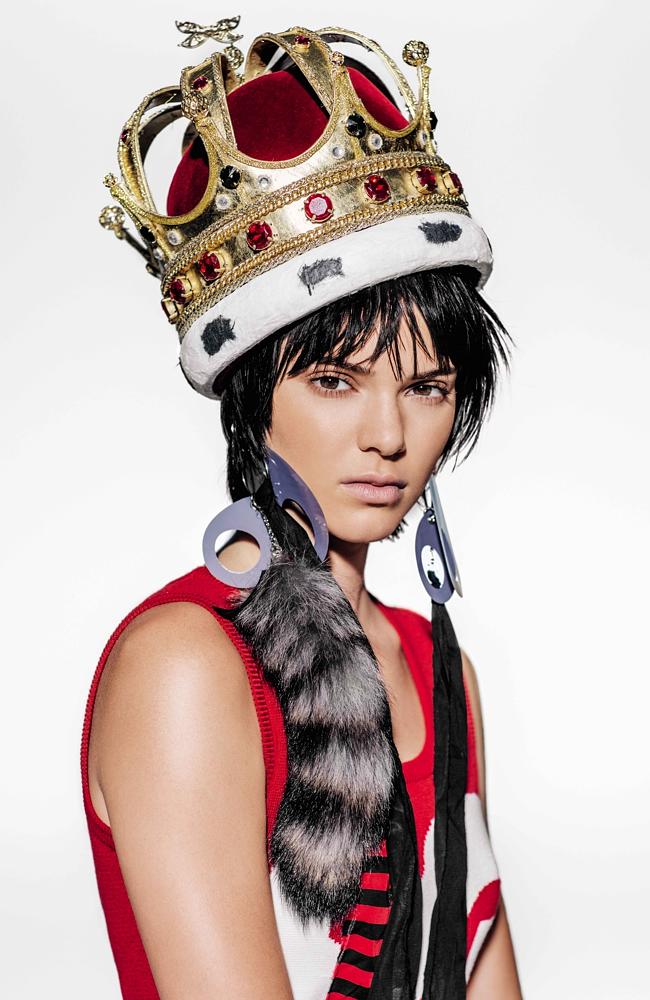 Kendall Jenner for Vogue Brazil’s January issue. Picture: Russell James for Vogue Brazil