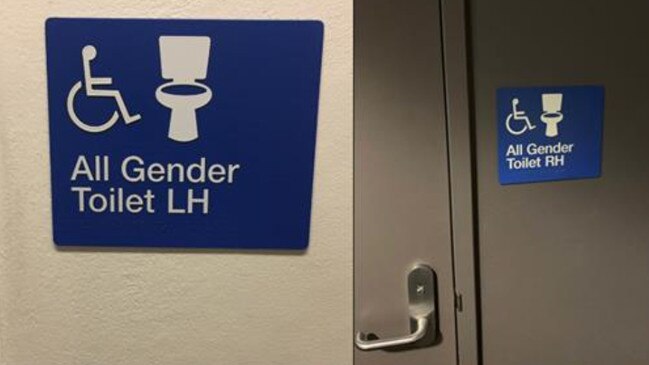 A Freedom of Information request of ABC's submission to the Australian Workplace Equality Index reveals photos of its "all gender" toilets.