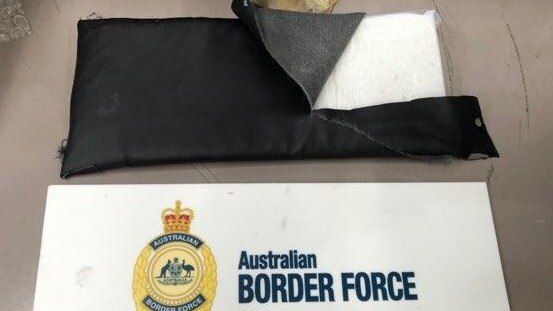 Some of the methylamphetamine, or 'ice', a man allegedly to tried to import into Sydney. Picture: NSW Police