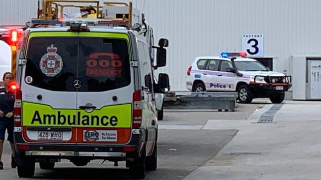 Emergency services raced to the fire on McPhail Rd at Coomera, which was doused quite quickly by Queensland Fire and Emergency Services firefighters. Picture: Scott Powick