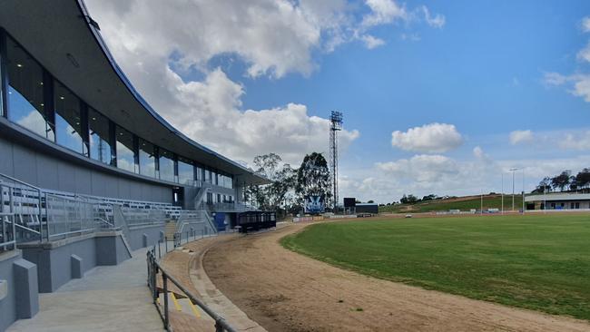 Stage two of the Lavington Sports Ground redevelopment is complete, including a stadium extension and a new function room.