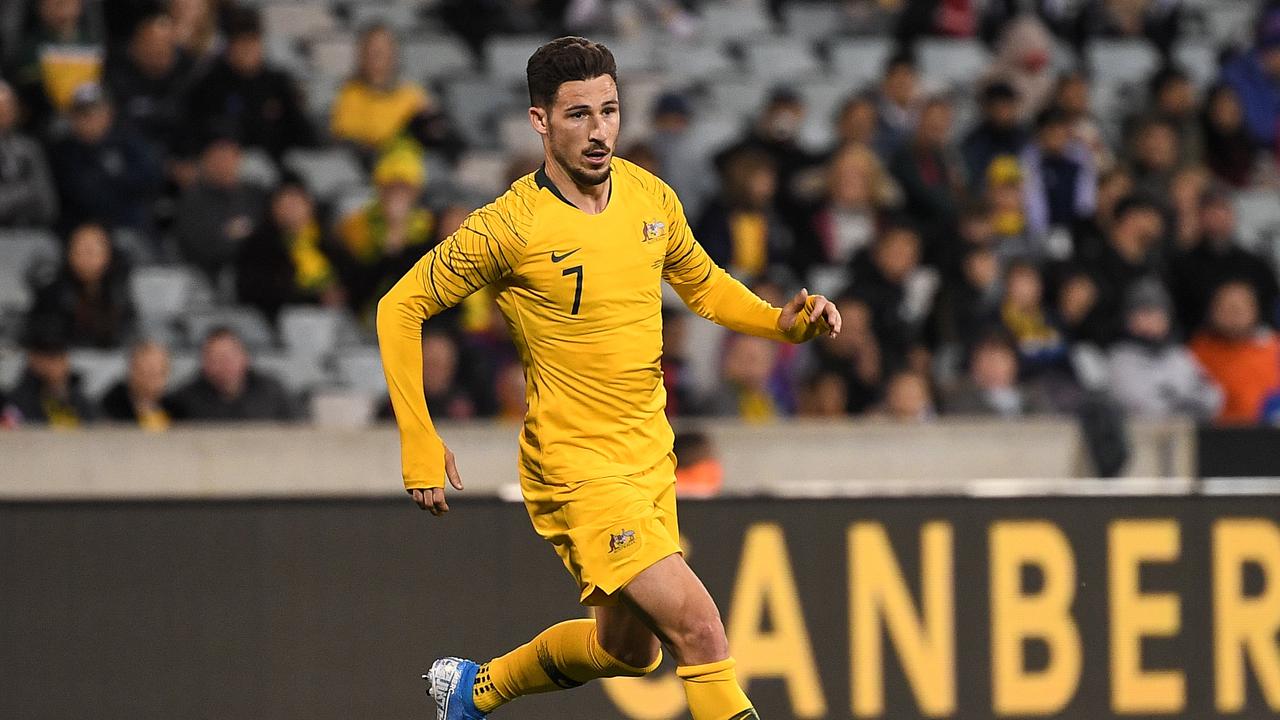 Mathew Leckie’s rumoured move to Melbourne City has been dismissed by the club. Picture: AAP Image/James Gourley
