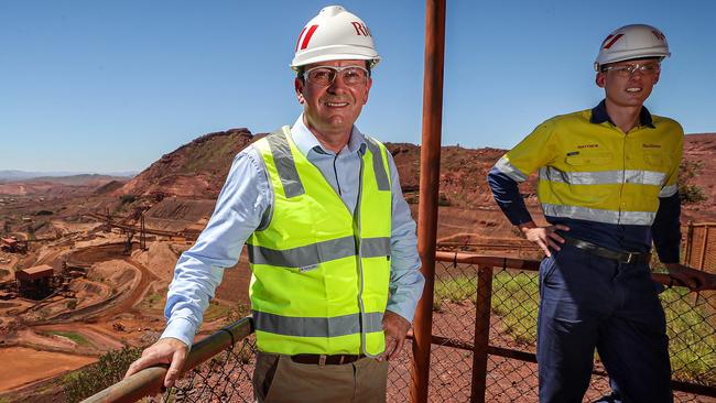 The booming mining sector has helped for WA premier Mark McGowan and his state’s finances. Picture: Colin Murty