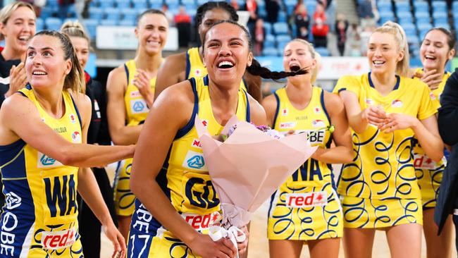 Kelea Iongi (centre). Picture: Getty Images