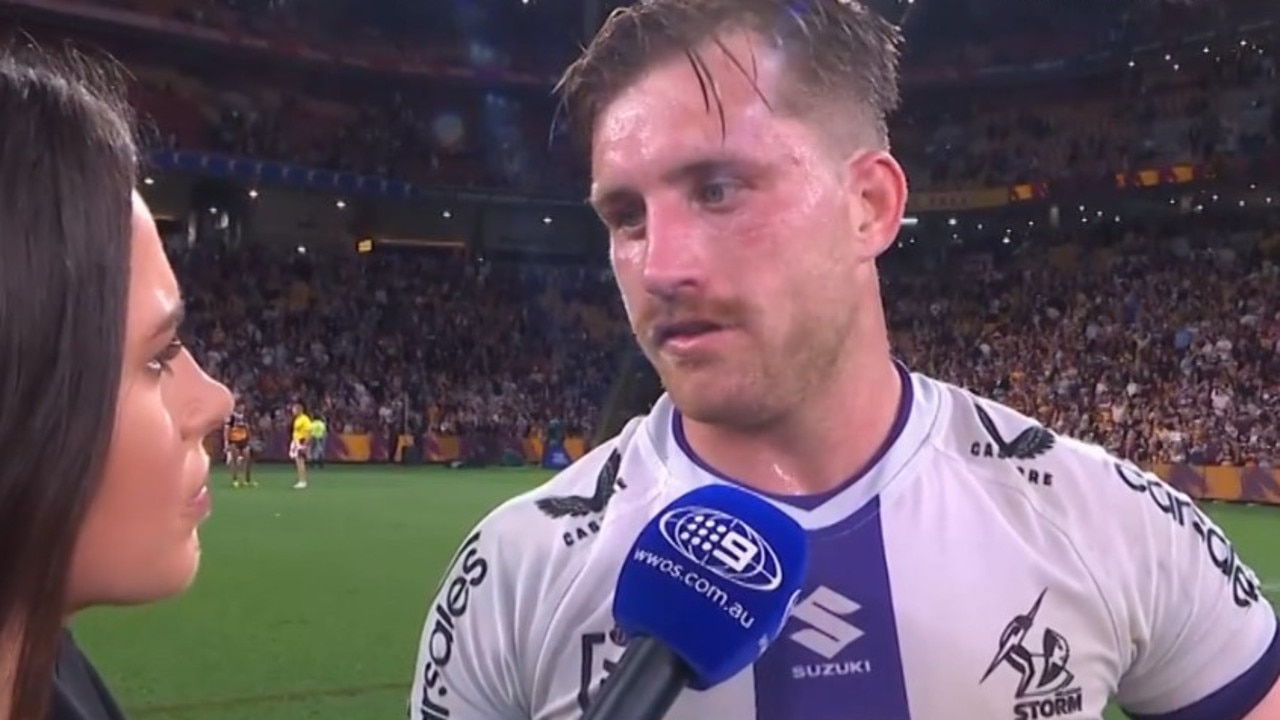 Cameron Munster said it how it was. Photo: Channel 9