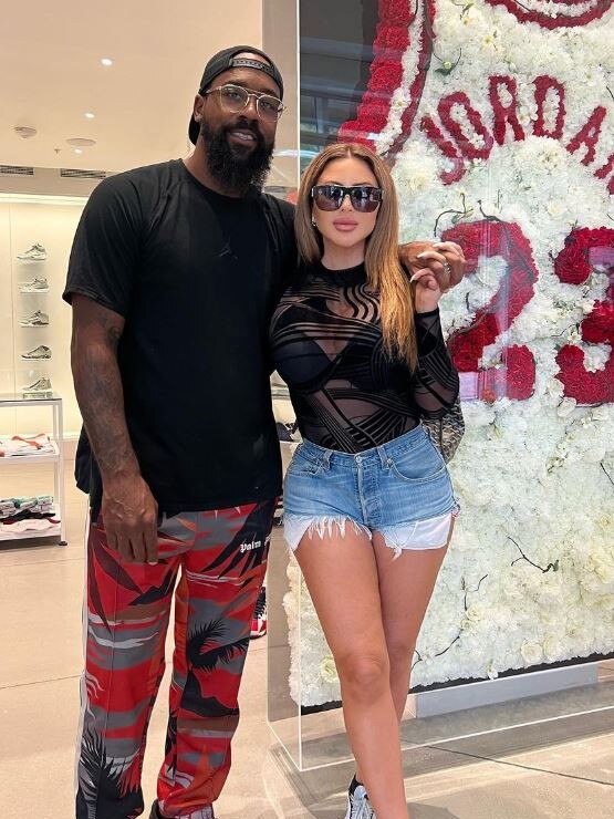 Larsa has since moved on with Marcus Jordan, the son of her ex-husband's teammate.