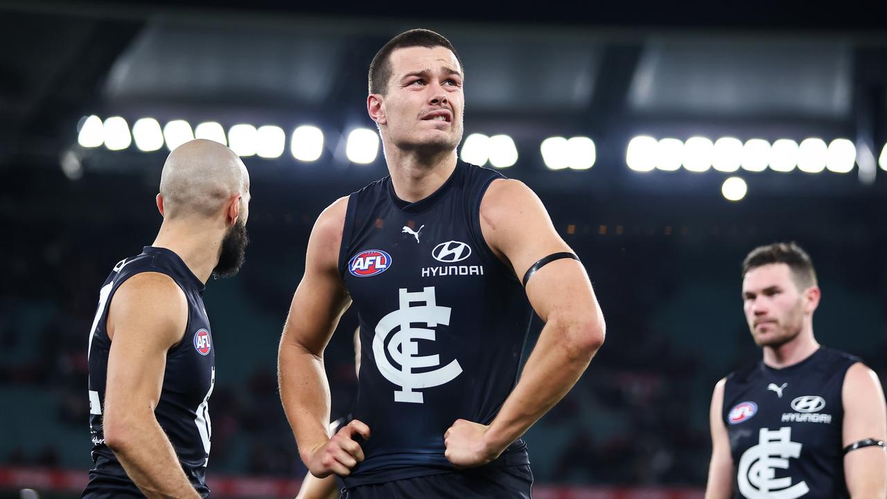 Will Jack Silvagni stay at the Blues? Picture: Dylan Burns/AFL Photos via Getty Images