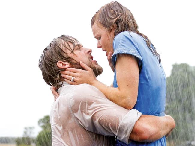 Ryan Gosling and Rachel McAdams in <i>The Notebook</i>.