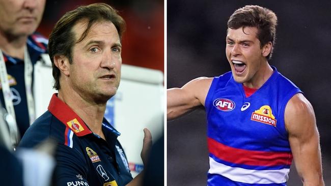 Luke Beveridge and Josh Dunkley caught up recently following the latter’s failed trade to Essendon.