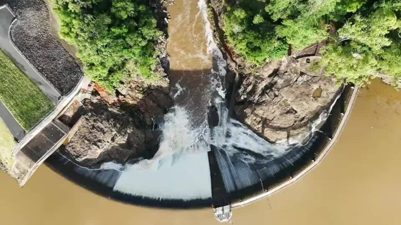 Drone footage reveals beauty of Wappa Dam and Falls after the rain