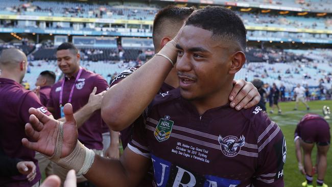 Fainu made his NRL debut against Penrith in Round 16. Picture: Brett Costello