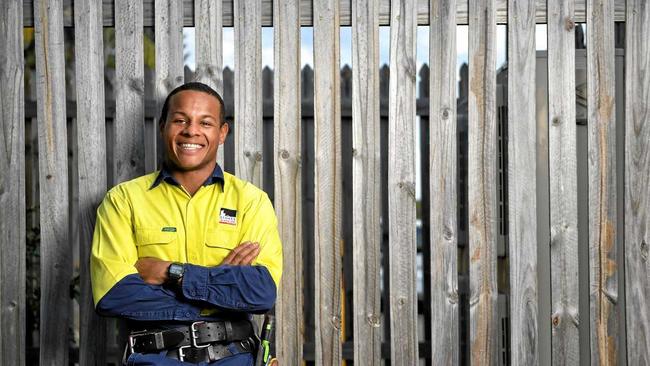 RECOGNISED: Adam Stephan won Apprentice of the Year at the Master Builders Gold Coast Housing and Construction Awards. Picture: Rob Williams