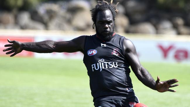 Peter Wright says small forward Anthony McDonald-Tipungwuti is building his fitness in his comeback from retirement. Picture: Andrew Henshaw