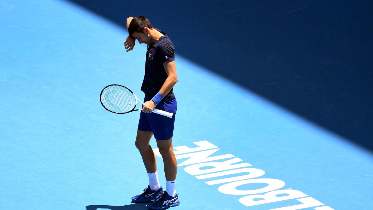 Novak Djokovic’s question has still not been answered. Picture: William West / AFP