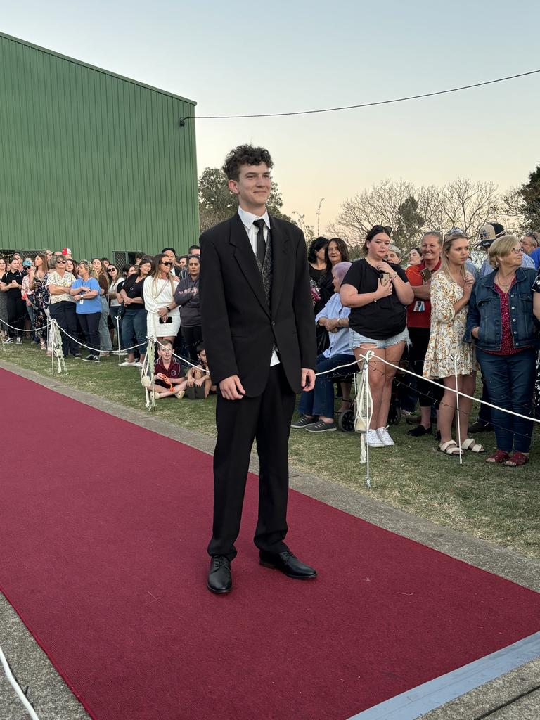 The students of Nanango State High School celebrating their formal.