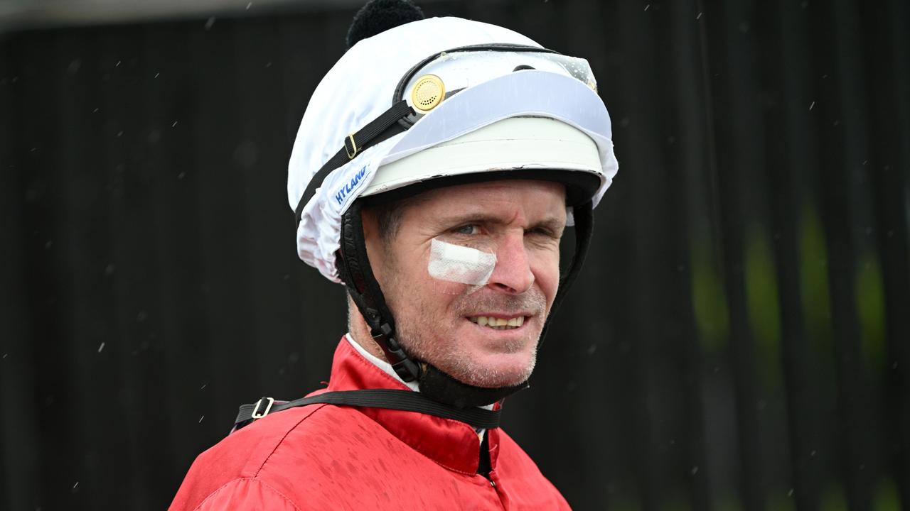 Luke Nolen copped a knock to the face at The Valley last week. Picture: Vince Caligiuri/Getty Images