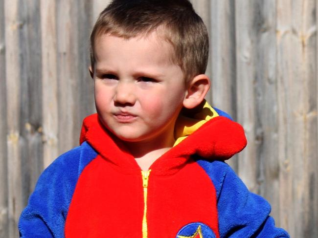 Copy pics of 3 year old William Tyrrell who has been missing from a Kendall home since 10:30 Friday morning. Pic Police Media